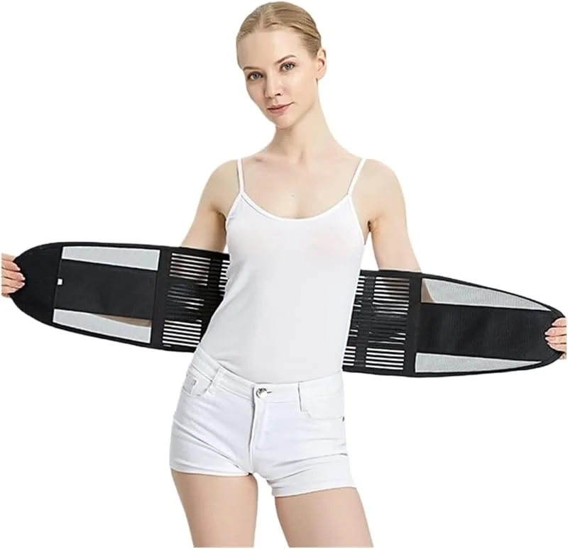 Fajas Cintura Entrenador Faja Lumbar De Apoyo Para La Espalda Baja, Faja Reductora De Cintura, Cinturón Para Aliviar El Dolor Lumbar, Pesas Para Gimnasio Adelgazante Deporte — Roupa aquecida