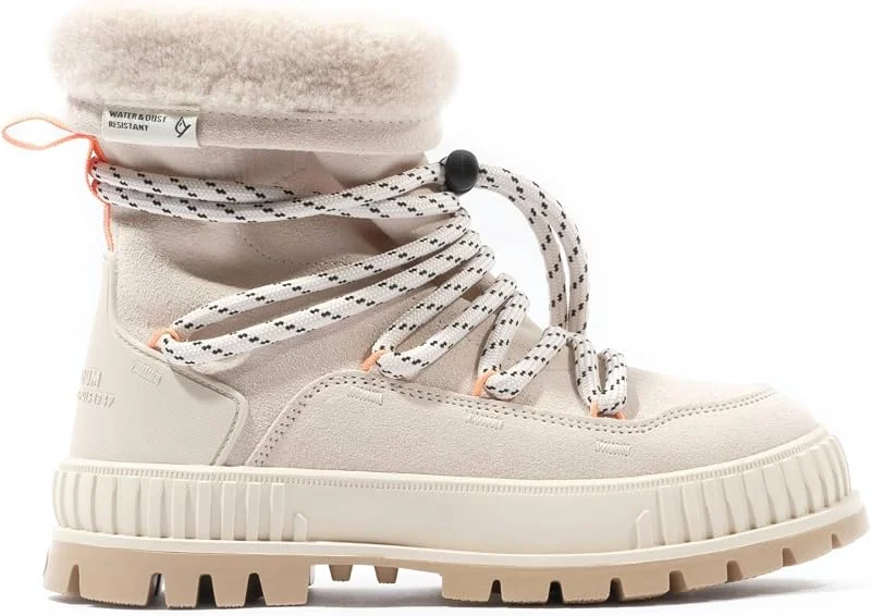 Palladium Pallashock Hiver, botas curtas no tornozelo mulher — Roupa aquecida