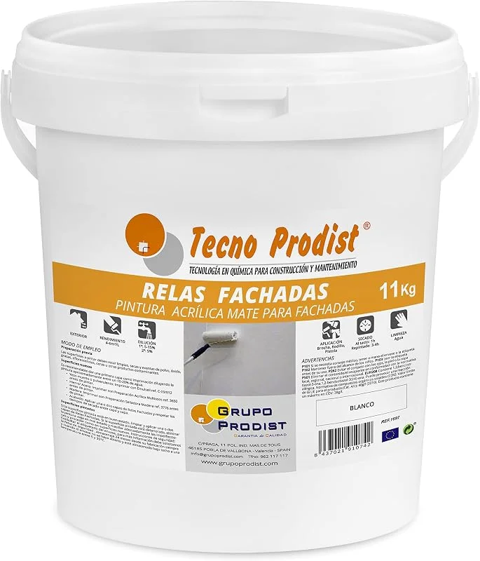 Relações ensacadas de teclado Prodist - 11 kg (branco) pintura impermeável - durabilidade e resistência - branco mate - A rolo ou pincel - Grande cobertura, brancura e desempenho, não salpica — Roupa aquecida