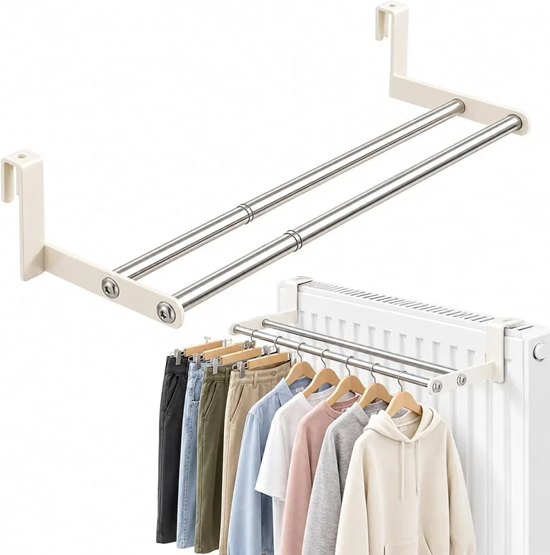 Toallero para radiador, tendedero de ropa, extensible, 40 – 75 cm — Aquecimento