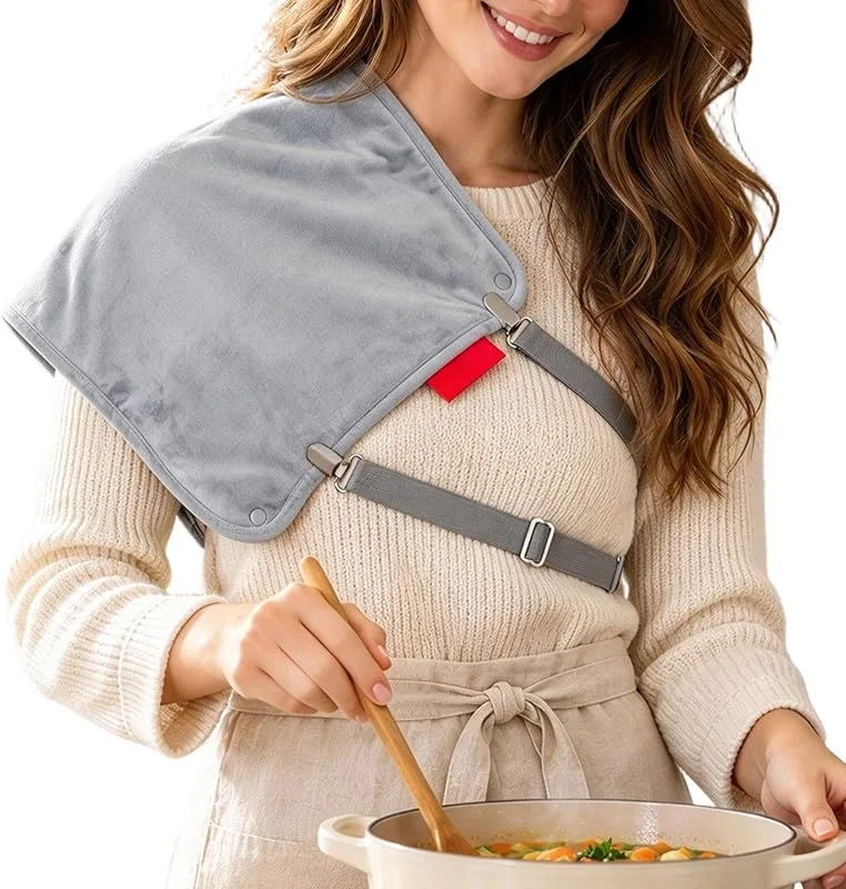 Almohadilla térmica para hombros, espalda y cuello con 5 niveles de calor — Roupa aquecida