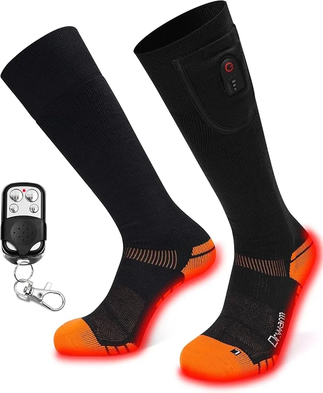 Dr.warm Meias aquecidas para homem e mulher, sola completa — Roupa aquecida