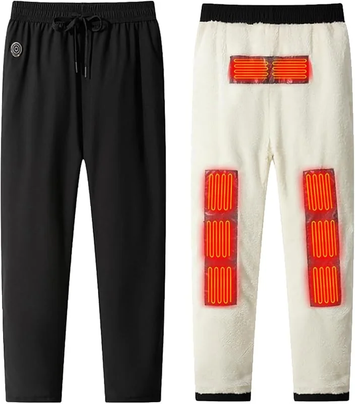 Pantalones de chándal térmicos calefactables para hombre y mujer, pantalones cálidos para el tiempo libre con funciones prácticas para el deporte y la vida cotidiana — Roupa aquecida