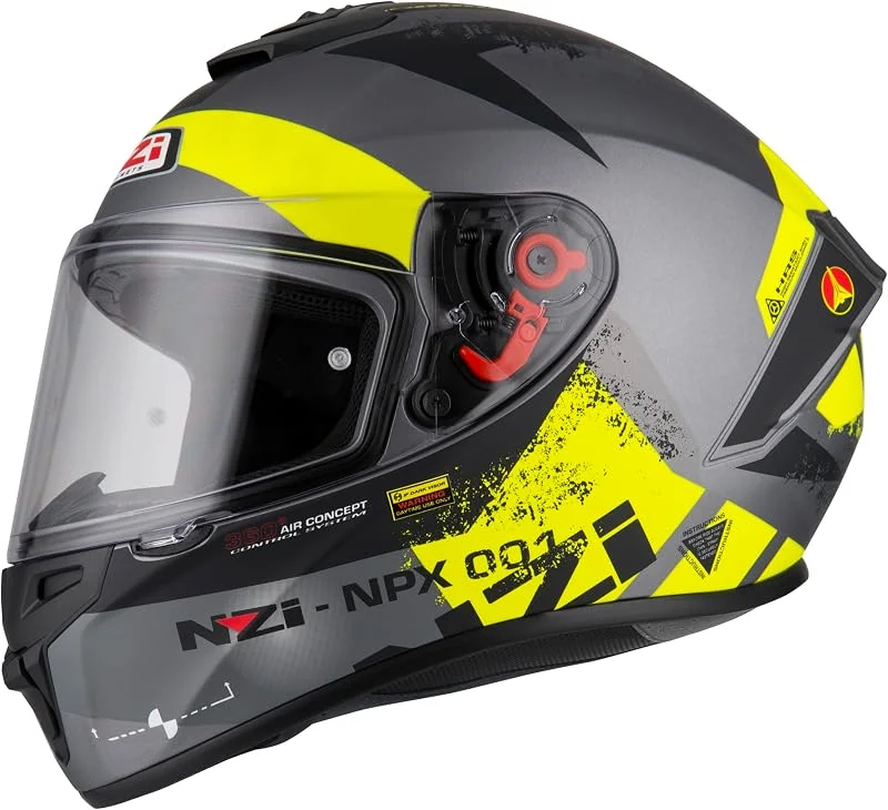 NZI Capacete de motocicleta integral Trendy Solid Nouveau antracite mate — Cuidados de rosto