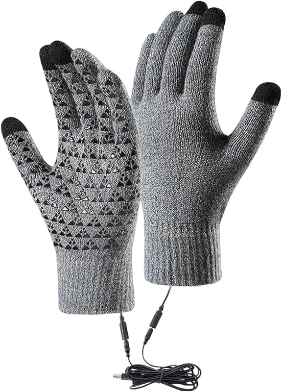 Guantes Calefactables Táctil USB Calor Unisex Invierno Cálido — Cozinha e lar