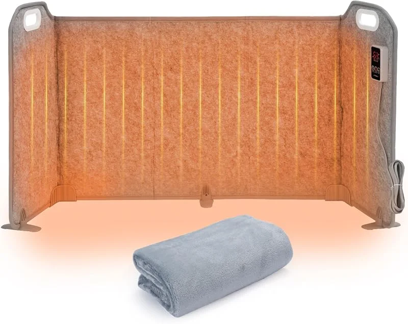 Aquecedor de pernas dobrável com cobertor, aquecedor debaixo da mesa — Aquecimento