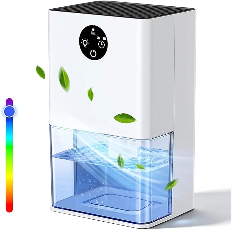 Desumidificador elétrico 1800 ml, desumidificadores de humidade silenciosos — Humidificador