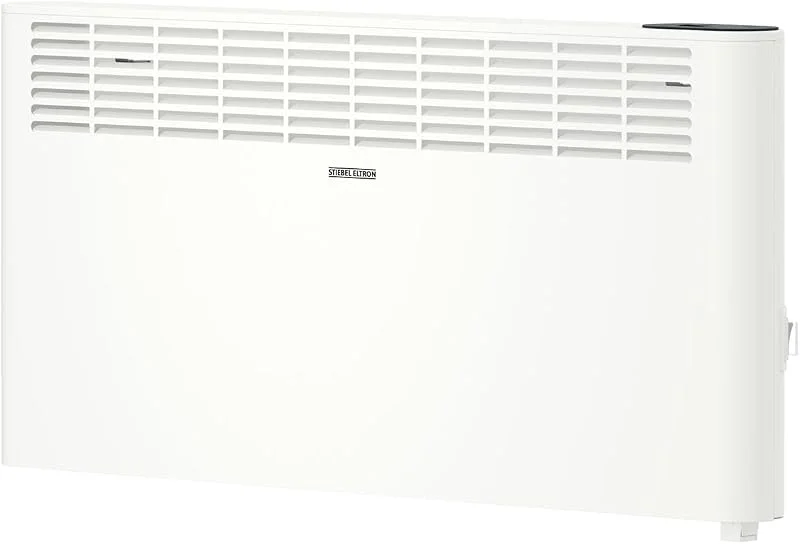 STIEBEL ELTRON Aquecedor de painel CNS 2500 Plus LCD (Reino Unido), 2, 5 kW para aprox. 30 m², testado por TUV, ecrã LC, temporizador semanal, aquecedor elétrico de baixo consumo, branco, cumpre — Aquecimento