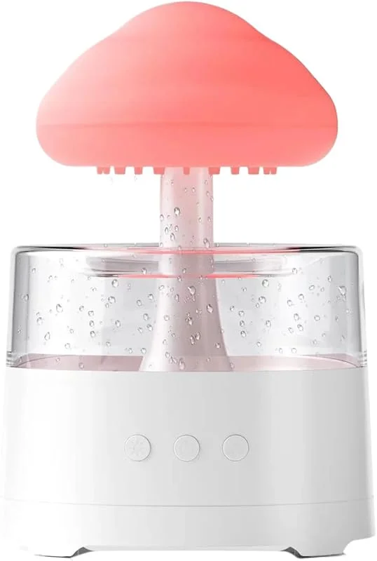 Humidificador de chuva, difusor de, condicionador de ar de chuva de nuvem, hidratante de ar para casa, reuniões familiares, viagens, leitura, dormir, ioga, 6, 1 x 6, 1 x 9, 06 polegadas