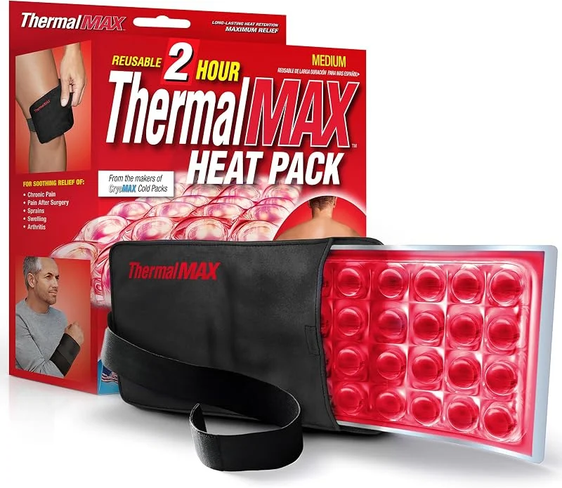 ThermalMAX Embalagem térmica reutilizável de 2 horas para terapia térmica para pescoço, costas e muito mais, da The Makers of CryoMAX — Aquecimento