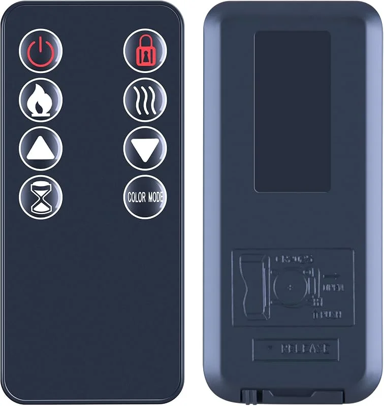 Controlo remoto de substituição para várias marcas de aquecedor elétrico embutido de parede, compatível com várias marcas Homedex Vebreda U-MAX alpaca dimplex glitzhome DANReLaX Zokson JINLLY — Aquecimento