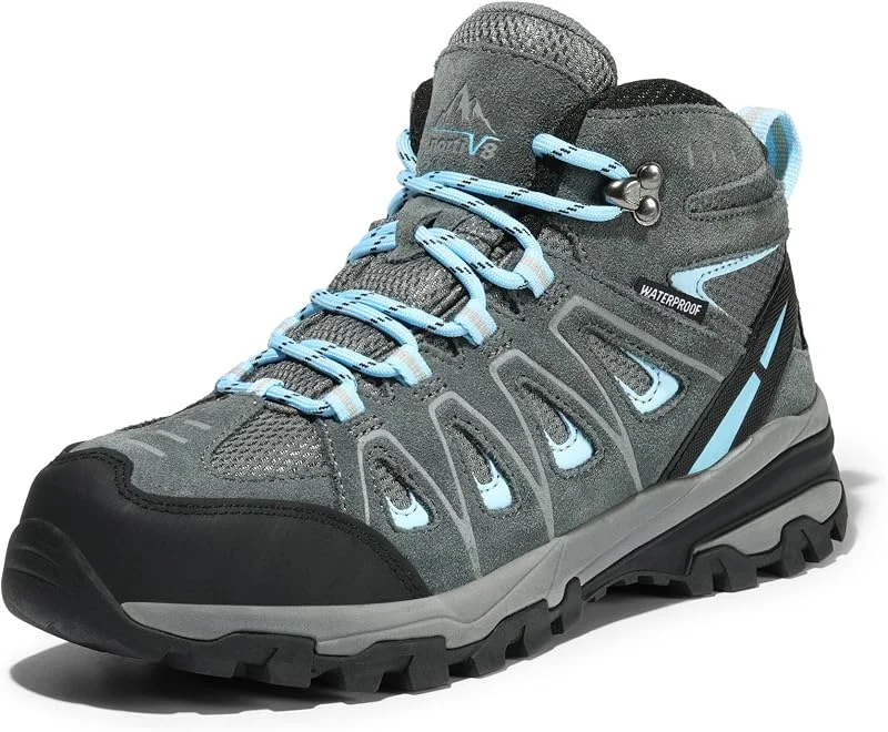 NORTIV 8 Sapatos Trekking impermeáveis caminhadas mulher — Roupa aquecida