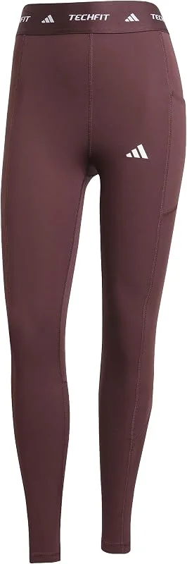 adidas Women's Techfit Stash Pocket Leggings compridas — Roupa aquecida