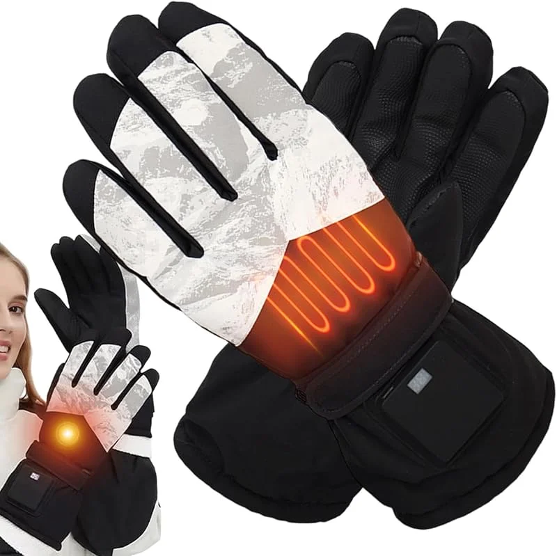 Guantes Calefactados Trabajo Equipo Invernal Recargable y Calentadores de — Roupa aquecida