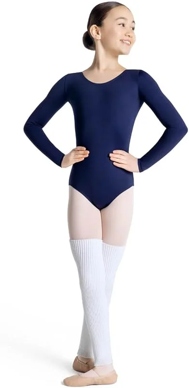 Capezio Aquecedor de pernas de 18" - meninas, branco, tamanho único — Roupa aquecida