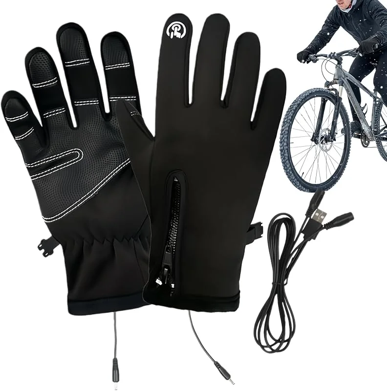 Guantes Con Calefacción Para Hombres USB Recargable con 3 Niveles, Unisex — Roupa aquecida