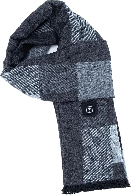 Bufanda térmica para mujer, Calentador recargable de 3 ajustes - Bufanda de invierno para invierno, clima frío, hogar, oficina, viajes al aire libre, conducción de esquí, bicicleta de mujer — Roupa aquecida