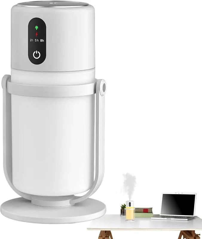 Humidificador de ambiente para quarto, 300 ml, portátil, silencioso
