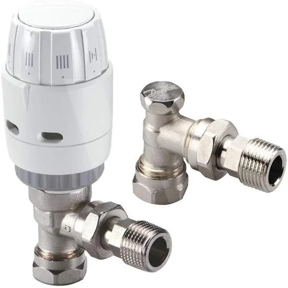 Danfoss 013G6005 RAS-C2 Combo TRV + válvula de bloqueio 15 mm — Aquecimento