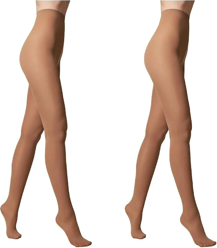 Conte elegant - meias de mulher - EPISODE - 50 DEN - meias de rede - microfibra de malha - veludo - suave - meias transparentes - clássicas - ponta reforçada — Roupa aquecida