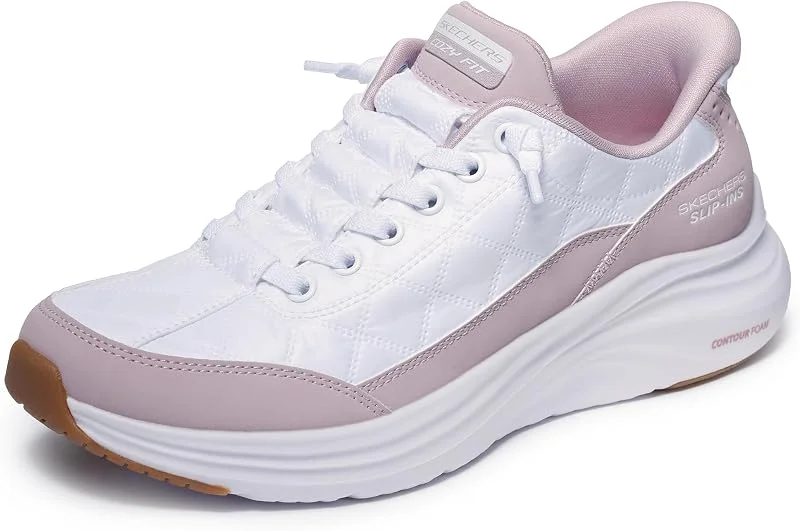 Skechers Mulher Contour Foam In Motion Slip-In Treinador — Roupa aquecida