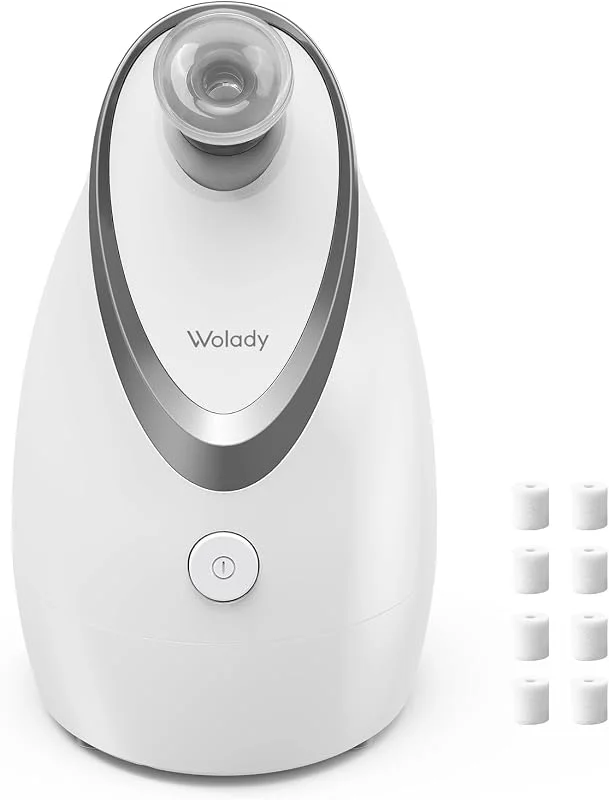 Vaporizador facial, Nano vaporizador iónico para spa, ângulo ajustável, nebulização rápida, vaporizador facial profissional, para auna, pa, rosto e humidificador