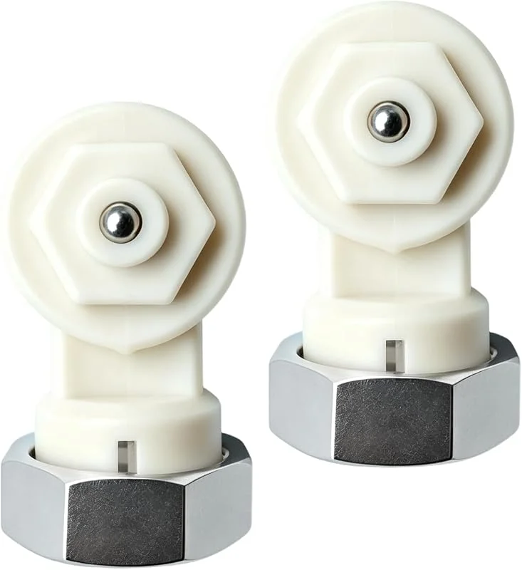 2 adaptadores de ângulo para radiador de 90 graus, adaptador de termostato com rosca M30 x 1, 5 mm, montagem à esquerda e à direita, compatível com Oventrop, Buderus, Heimeier, Danfoss — Aquecimento