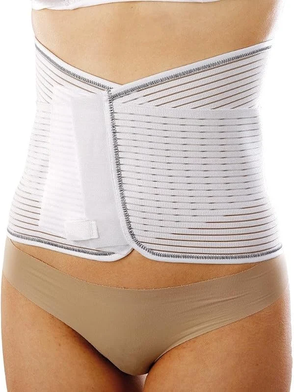 Faixa sacrolombar semi-rígida Art. 3080 Cor branco tamanho L 85-94 cm — Roupa aquecida