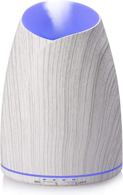 Sealive 500 ml Difusor de aceite esencial, humidificador, nebulizador fresco para aromaterapia, con 7 luces LED de colores, apagado automático sin agua y modo nebulización