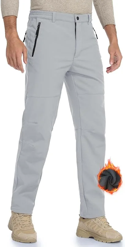 Calças de inverno homem trekking homem impermeáveis calças de montanha neve calças trekking homem inverno — Cozinha e lar