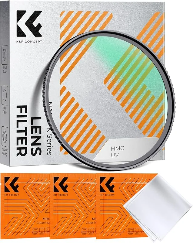 K&F CONCEPT Nano-Klear 67 mm Filtro de proteção UV com 3 panos de limpeza — Cozinha e lar