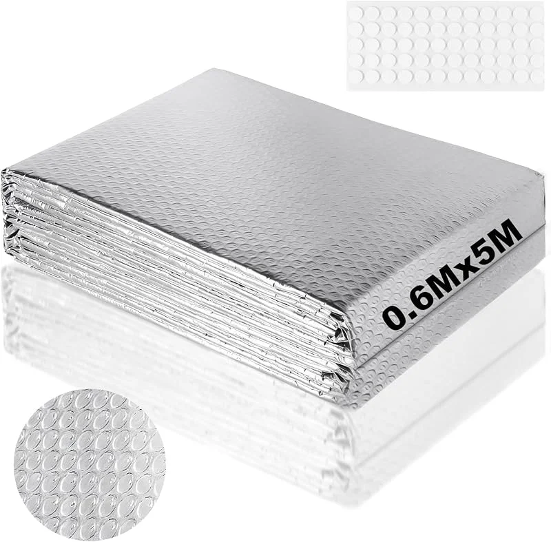 5 m x 60 cm Radiador refletor película aquecimento 3 mm espessura