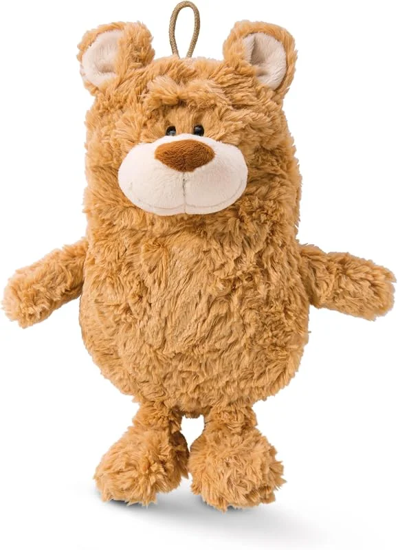Saco de água quente urso 300 ml 34 cm castanho - saco térmico quente de peluche - em forma de niaml - animal de peluche para aquecer a partir de 10 meses — Aquecimento
