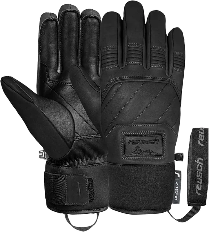 Reusch Luvas de esqui para homem e mulher, luvas de pele extra quentes — Cozinha e lar
