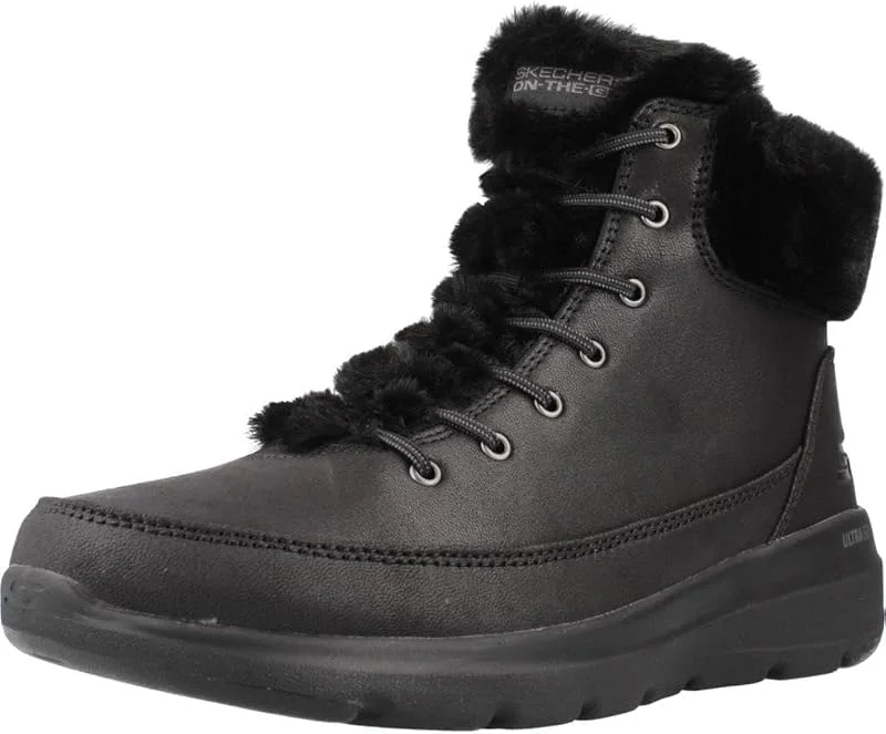 Skechers Glacial Ultra-Woodlands, botas de moda mulher — Roupa aquecida
