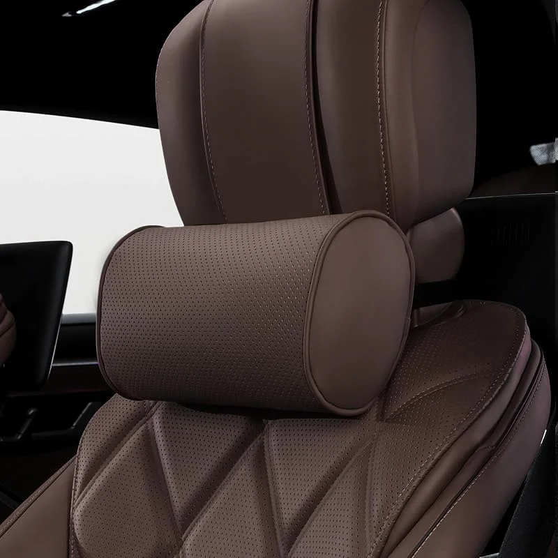 Almofada encosto de cabeça para carro, almofada suporte de pescoço para encosto, almofadas para cadeiras espuma viscoelástica, almofada assento cervical para conduzir, viagens, jogar — Aquecimento