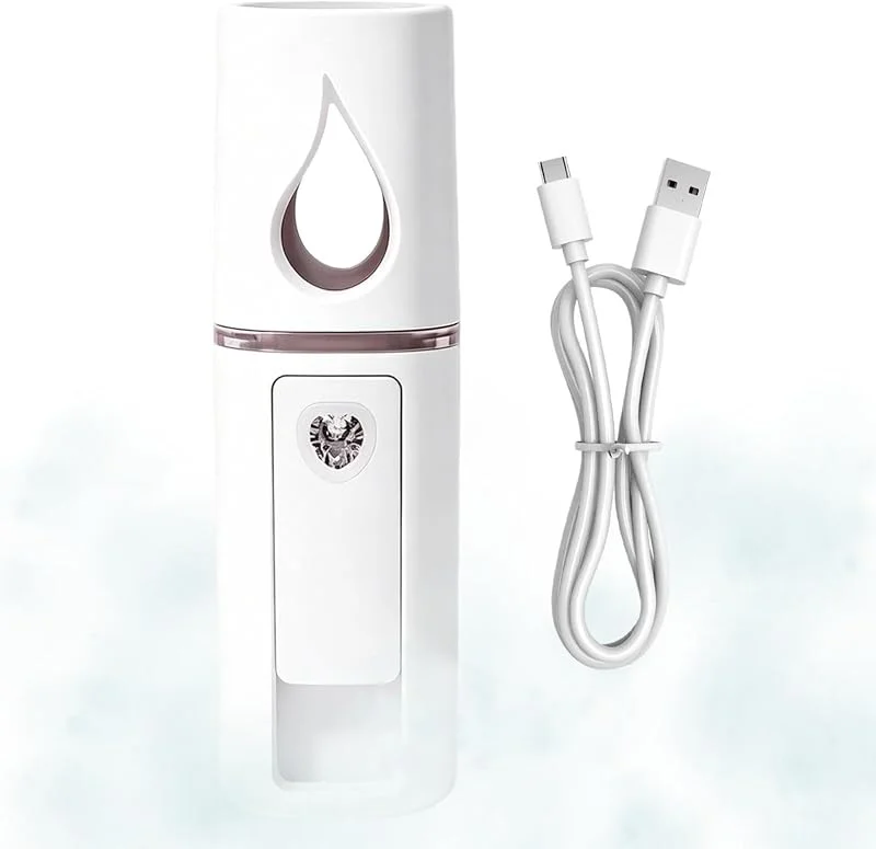 Vaporizador Facial Pulverizador Facial Personal Recargable USB — Humidificador