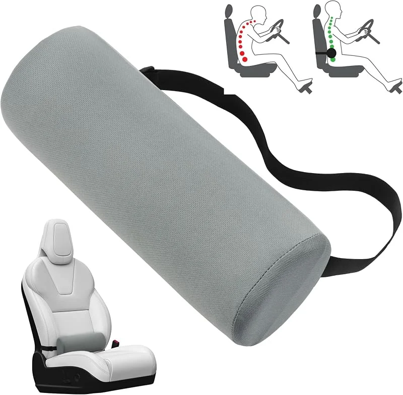 Keyohome Almofada de apoio lombar, almofada lombar ergonómica de espuma — Aquecimento