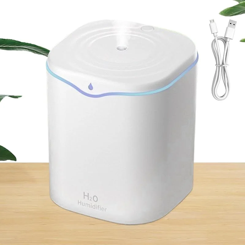 Humidificadores para dormitorio, humidificador de aire de niebla fría sin