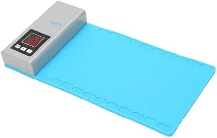 Almohadilla de calefacción separadora LCD de temperatura ajustable de 10 a 130 grados Celsius para quitar y reparar pantallas de teléfono y tableta (enchufe de EE. UU.) — Aquecimento