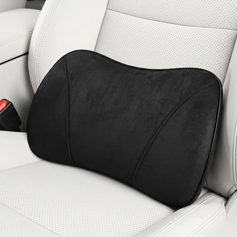 Almofada lombar carro ergonómico almofada suporte encosto espuma viscoelástica, almofada para aliviar a dor nas costas, almofada de suporte lombar, encosto lombar para cadeira escritório — Aquecimento