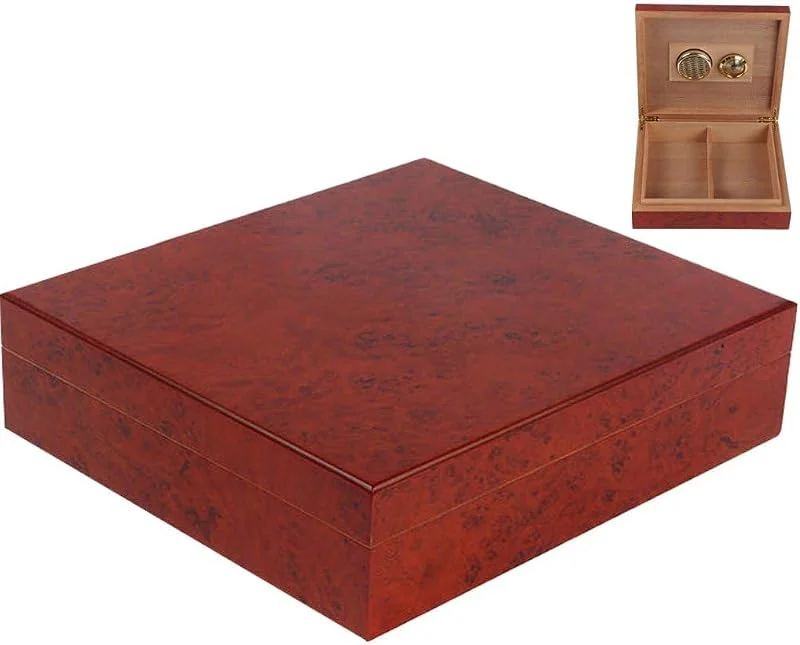 Cajas De Cigarros De 20 Unidades, Caja De Almacenamiento De Madera, Humidificador De Cigarros, Caja De Almacenamiento De Cigarros, Joyero Vintage, Humidificador Con Higrómetro, Estuche Para Cigarros