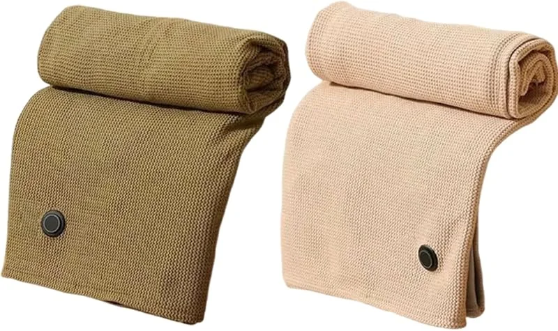 Xaile elétrico aquecedor configurações de temperatura, quente, suave, clima — Roupa aquecida