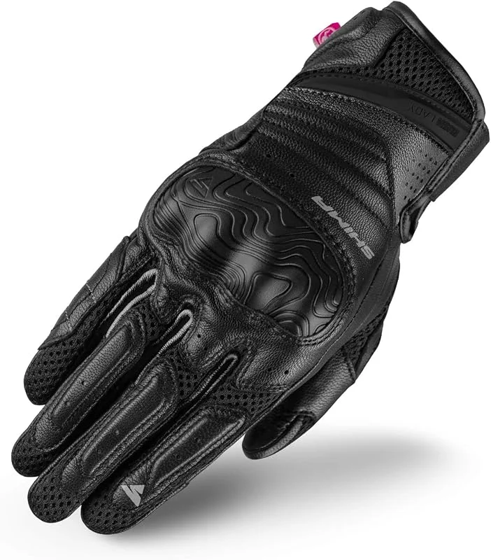 SHIMA Rush Lady Luvas de motocicleta para mulher - luvas respiráveis, reforçadas, cidade, verão, ecrã táctil com protetor de nós dos dedos — Proteção solar