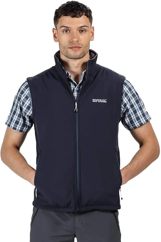 Regatta Bradwell III Colete Térmico Softshell Resistente ao Vento com Zíper Bodywarmers Homem (Pack de 1) — Roupa aquecida