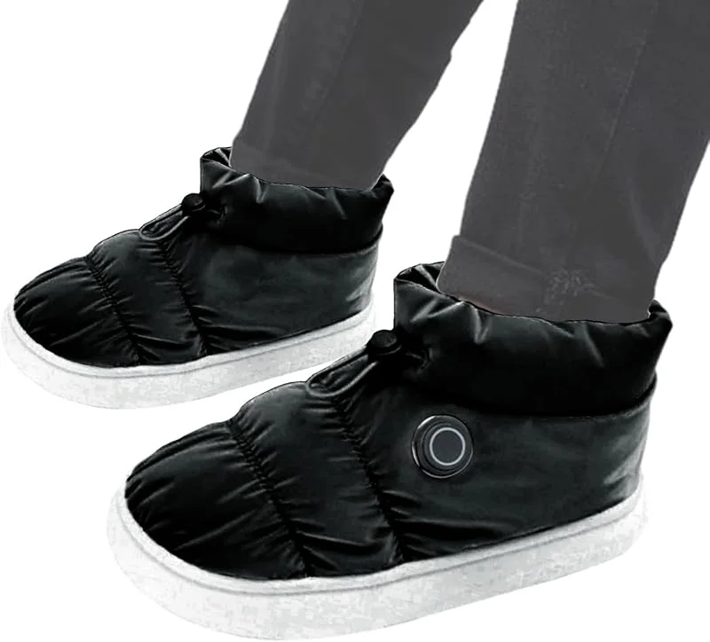 Calzado de calefacción eléctrica, unisex, recargable, con aislamiento eléctrico, calentamiento rápido para hombres, calentador de pies, unisex, para interiores y exteriores — Roupa aquecida