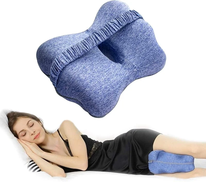 almofada joelhos para dormir lateral, almofada entre pernas — Aquecimento