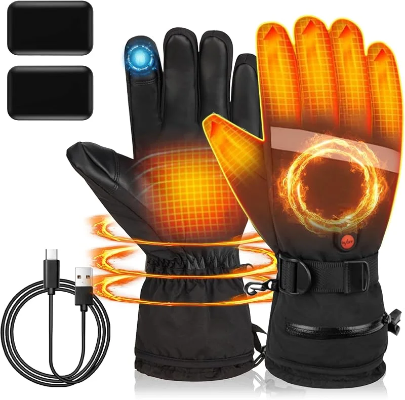 Guantes Calefactables Hombre Mujer, Guantes Térmicos Invierno — Cozinha e lar