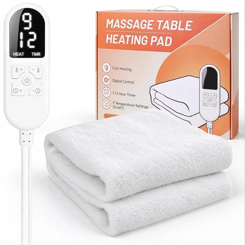 Manta elétrica para mesa de massagem, 9 níveis de temperatura — Aquecimento