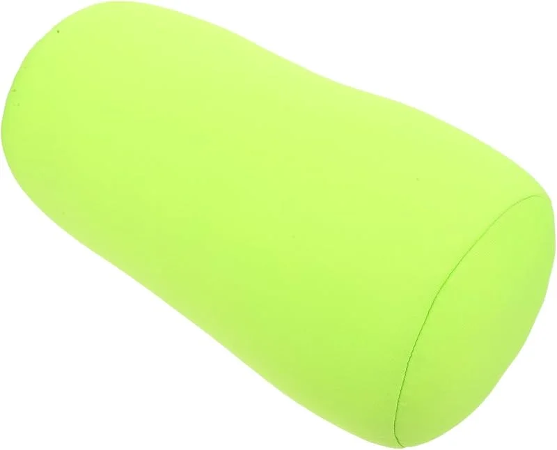 PRETYZOOM Almohada Cilíndrica de Microesferas para Cuello y Lumbar, Verde — Aquecimento